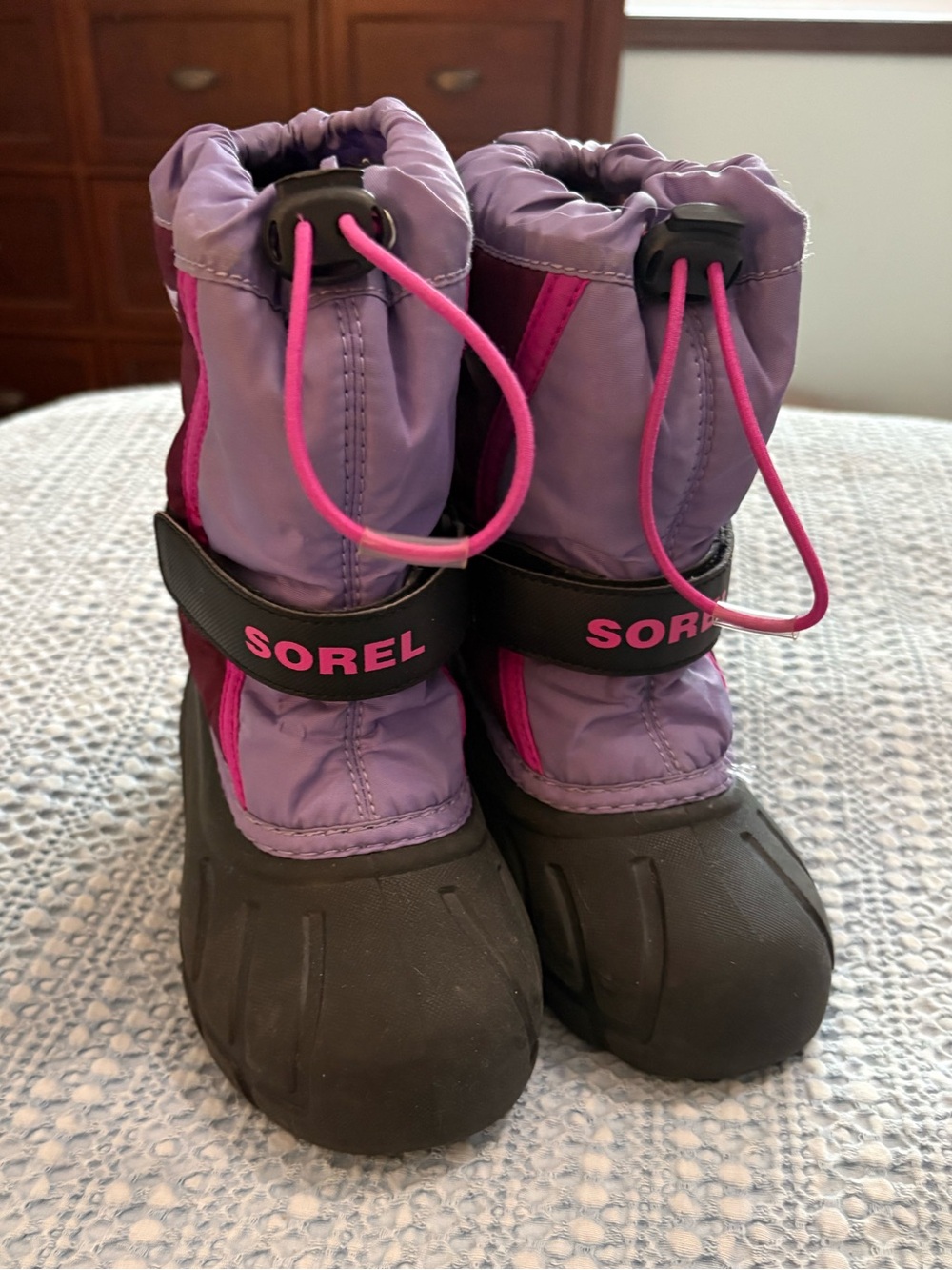 Sorel Kids' Purple and Pink Winter Boots sz 11